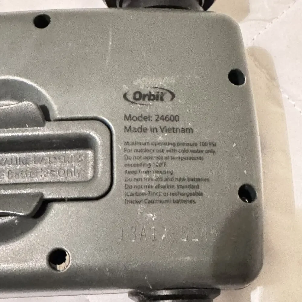 Orbit Timer Model 24600 Digital Garden‎ Hose Water Irrigation Controller Outdoor